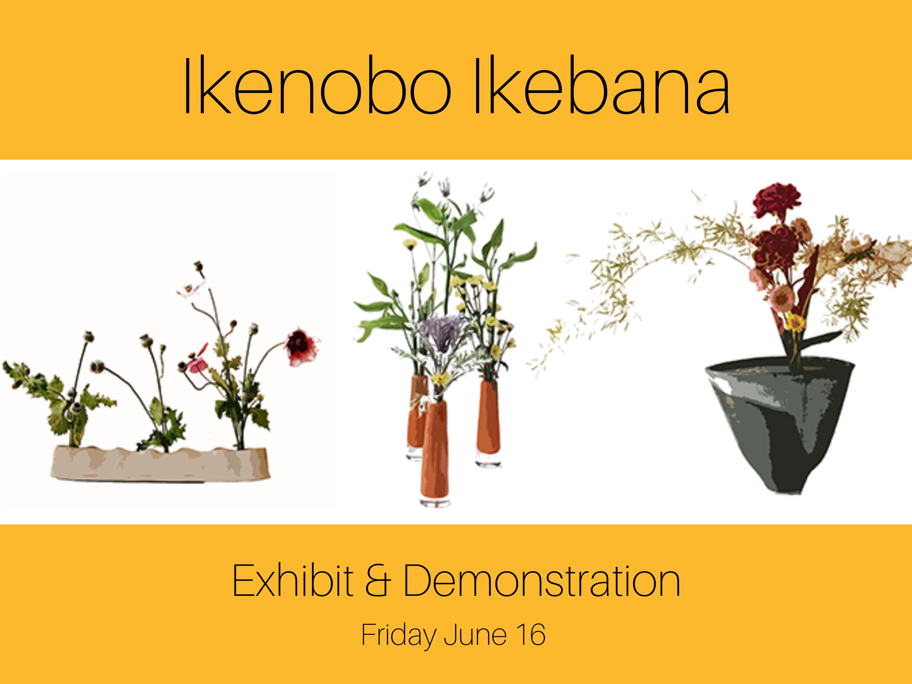 ikebana poster